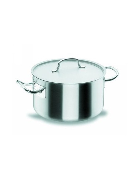 CACEROLA  16CMS/2,20 LTS. ALTA CON TAPA.CHEF-INOX LACOR MOD. 50017                                                             