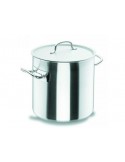 OLLA RECTA 36CMS. 36,60 LTS. ALT. 36CMS. CON TAPA. CHEF-INOX. LACOR MOD. 50136                                                 