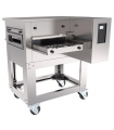 HORNO DE TUNEL VENTILADO PIZZA GROUP ELÉCTRICO CON SOPORTE RUEDAS Y CON CINTA DE 1070 x 400MM MODELO TN40+SOPORTE RUEDAS