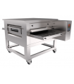 HORNO DE TUNEL VENTILADO PIZZA GROUP ELÉCTRICO CON SOPORTE RUEDAS Y CON CINTA DE 1600 x 500MM MODELO TN50+SOPORTE RUEDAS