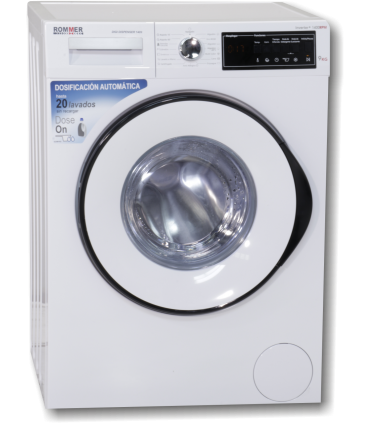 LAVADORA 9 KG ROMMER MOD DIGI DISPENSER 1419, CON DOSIFICADOR DE JABÓN AUTOMÁTICO