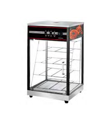 VITRINA CALIENTE SOBREMOSTRADOR  MEDIDAS 490x490x810MM MODELO HW-816