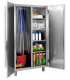 ARMARIO DE LIMPIEZA INOX 2 PUERTA 1000X600X1750MM MOD AL2P-66