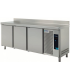 MESA FRÍA  2017X600x850mm  3 PUERTAS,ACERO INOX-304, EDENOX MOD MPS-200HC