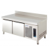 MESA FRÍA BAJA GASTRONORM GN 1/1 DE 2 CAJONES  MEDIDAS 1342 X 700 X 584 MM. MOD MPGB-135