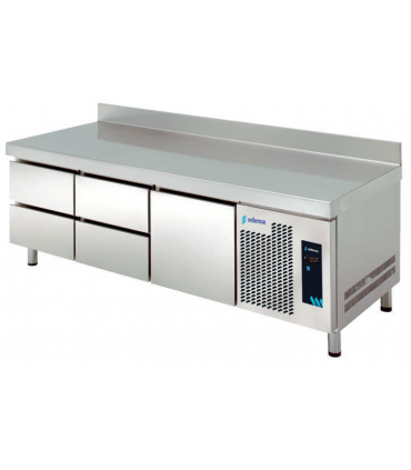 MESA FRÍA BAJA GASTRONORM GN 1/1 DE 5 CAJONES EDENOX MOD MPGB-180 HC5C