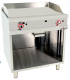 PLANCHA INOX. FRYTOP A GAS DE ACERO RECTIFICADO DE 16MM DE GROSOR ARILEX MODELO 80FRYGR70