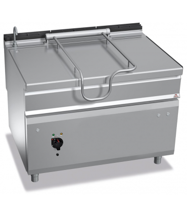 SARTÉN BASCULANTE ELÉCTRICA 120 LITROS BERTO´S MOD E9BR12/I + RM, ELEVACIÓN MOTORIZADA