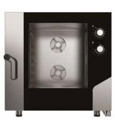 HORNO CONVECCIÓN ELÉCTRICO DE 6 BANDEJAS DE 600 X 400 10,4 KWS 400V MM MOD MFK664 SP