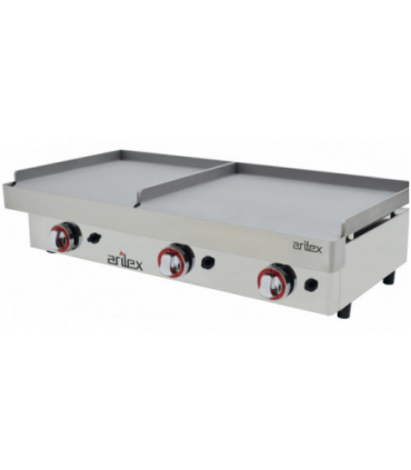 PLANCHA A GAS SERIE DUO ACERO LAMINADO DE 6MM PLACAS DE 6040 CMS MODELO 6040PGLL