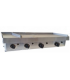 PLANCHA A GAS SERIE DUO ACERO LAMINADO DE 6MM PLACAS DE 80+40 CMS MODELO 8040PGLL