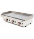 PLANCHA A GAS 2 FUEGO ACERO RECTIFICADO 15MM 9,6 kWS MOD 80PGR