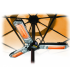 ESTUFA TERRAZA ELÉCTRICA PARASOL PLEGABLE 2000W 230V MOD. 69423