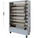 ASADOR DE POLLOS A GAS ARILEX DE 7 ESPADAS CON PEANA Y RUEDAS CAPACIDAD 35 POLLOS MODELO 7ASGP+ESPADAS