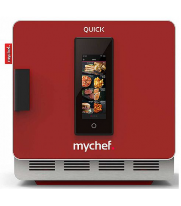 HORNO DE COCCIÓN ACELERADA MYCHEF TÁCTIL BANDEJA 30X30CMS MODELO QUICK 1T
