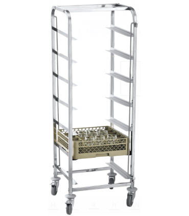 CARRO INOX. PARA CESTAS DE LAVAVAJILLAS DE 50X50 CON 7 NIVELES MODELO 476028