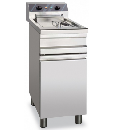 FREIDORA ELÉCTRICA 20 LITROS 12 KW TRIFÁSICA CON MUEBLE EF25S STAND ALONE