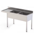 FREGADERO A1600XF700XH850 DOS CUBETAS ESPECIAL LAVAVAJILLAS ACERO INOX  MOD. FRELAV7-1600-2ED