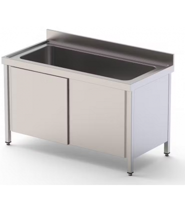 FREGADERO DE GRAN CAPACIDAD CON PUERTAS CORREDERAS, MOD FBPG7100