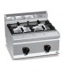 COCINA 2 FUEGOS A600XF600XH290MM 10,5 KWS ACERO INOX. BERTO´S  MOD G6F2BH6