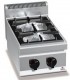 COCINA 2 FUEGOS A400X700XH290MM 10,5 KWS ACERO INOX. BERTO´S  MOD G7F2B