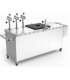 MESA INOX PORTÁTIL PARA CORTAR JAMONES DE 1815 X 1500 X 645 MM REF 075230