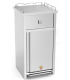 CONTENEDOR VACIADO BANDEJAS COMIDA RÁPIDA ACERO INOX MOD 080660