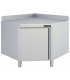 MESA ARMARIO ANGULAR DE 90º DE 1000X1000 FONDO 700 ALTO 850MM MOD FA701010
