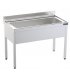 FREGADERO INOX. 1 CUBETA 1400X700X850MM. INDUSTRIAL GRAN CAPACIDAD MOD. FBG00714
