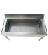 FREGADERO DE GRAN CAPACIDAD CON ESCURRIDOR INTERIOR DOBLE FONDO DE MEDIDAS 1400 X 700 X 850 MM REF FSB-147-ESC