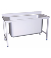 FREGADERO INOX,  EXTRA GRAN CAPACIDAD 1 CUBETA,  DE MEDIDAS EXTERIORES 1500 X 700 X 850 MM., FRICOSMOS REF 053824