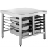 MESA SOPORTE HORNO GN1/1-2/1 850x850x700 MM  REF.F0050202