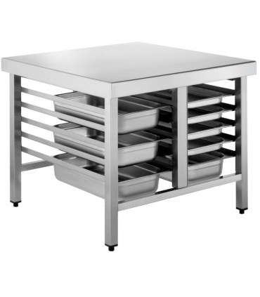 MESA SOPORTE HORNO GN1/1-2/1 850x850x700 MM  REF.F0050202