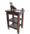 MESA JAMONERA CON SOPORTE DE JAMÓN GIRATORIO MOD SJ-600