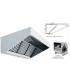 CAMPANA EXTRACTORA 2500X750X435MM PERFIL BAJO. MONOBLOC  1/2CV 9/9 MOD. CAMP-2500-MS  INOX.