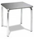 MESA EXTERIOR ESTRUCTURA ALUMINIO, Y ENCIMERA INOX Ó VARIOS COLORES,MOD. 3500, SISTEMA "NO COJEA"
