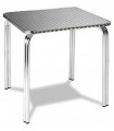 MESA EXTERIOR ESTRUCTURA ALUMINIO, Y ENCIMERA INOX Ó VARIOS COLORES,MOD. 3500, SISTEMA "NO COJEA"