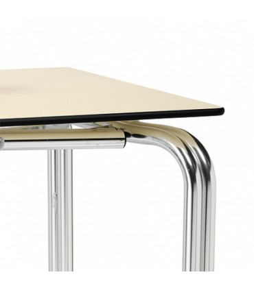 MESA EXTERIOR ESTRUCTURA ALUMINIO, Y ENCIMERA INOX Ó VARIOS COLORES,MOD. 3500, SISTEMA "NO COJEA"