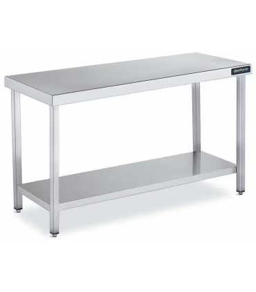 MESA FONDO 700MM CENTRAL CON ESTANTE (VER MEDIDAS Y PRECIOS EN EL INTERIOR)  MOD MCF700