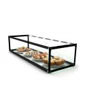 VITRINA NEUTRA CRISTAL PLANO CON LUZ, MEDIDAS 920X330X215MM, MOD EP20ML
