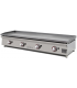 PLANCHA A GAS 4 FUEGO ACERO LAMINADO 6MM 11 kWS MOD 120PGLN