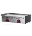 PLANCHA ELÉCTRICA CROMO DURO 75 CMS 2 ZONAS  MOD. ECOEM75CD