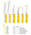 JUEGO DE 6 CUCHILLOS DE COCINA PROFESIONALES LACOR MODELO CUPROF
