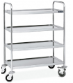CARRO ACERO INOX.MONTADOS 4 ESTANTES DISTFORM REF. F0260408 MED.1095x695x1250