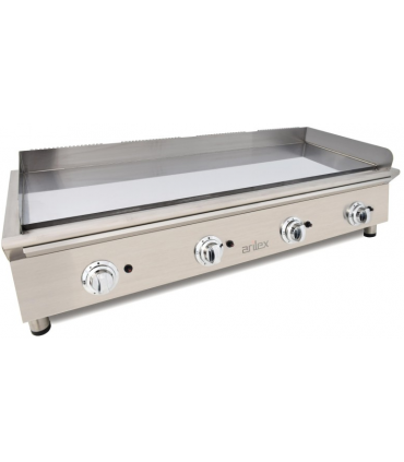 FRYTOP A GAS 130 CMS ARILEX CROMO DURO DE 15MM 22 KWS MODELO  130FRYGCN