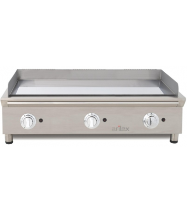 FRYTOP A GAS 100 CMS ARILEX CROMO DURO DE 15MM 16,5 KWS MODELO  100FRYGCN