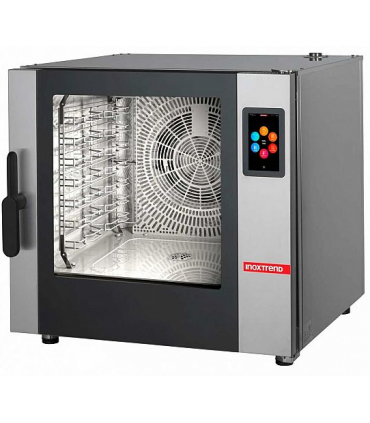 HORNO MIXTO VAPOR CONVECCIÓN ESPECIAL PAELLAS Y PANADERÍA DIGITAL INOXTREND 7 BANDEJAS MODELO PBDT007E