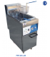 FREIDORA INDUSTRIAL DE 26 LITROS CON MUEBLE Y GRIFO, 2 CESTAS  9KWS 400V FRY-26 LUX