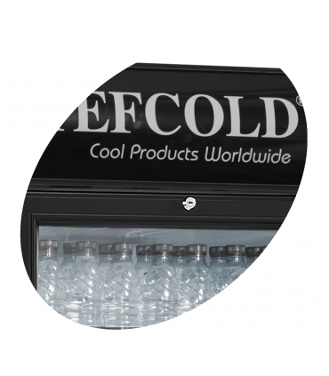 ARMARIO REFRIGERADO 1 PUERTA CRISTAL, MEDIDAS A595 x F640 x A1775 MM, TEFCOLD, MODELO SCU1280CP