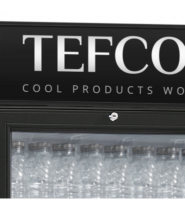 ENFRIADOR DE BOTELLAS PUERTA CRISTAL MEDIDAS L595 x F640 x A1980MM TEFCOLD SCU1375CP